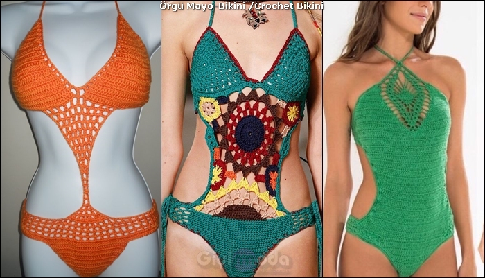 Örgü Mayo Modelleri ve Örgü Bikini Modelleri